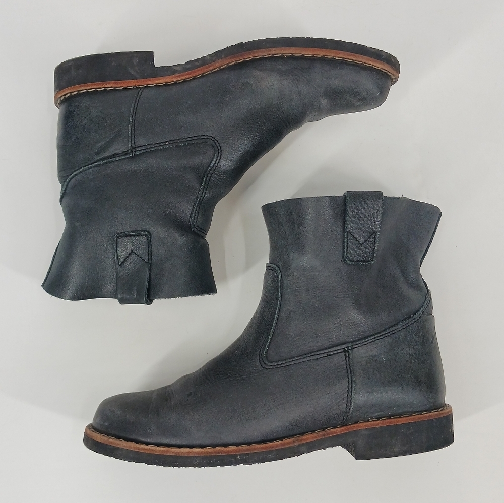 Roots Tribe Leather Short Boots